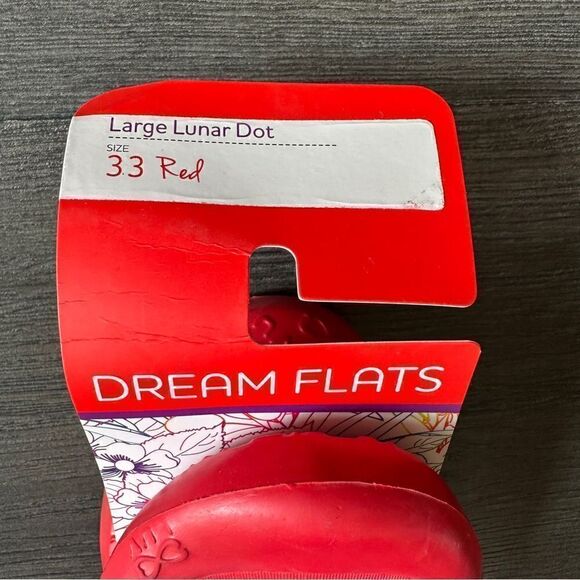 Luv Footwear Girl’s Dream Flats Red and White Dots New in Package Size 2 - Picture 5 of 9